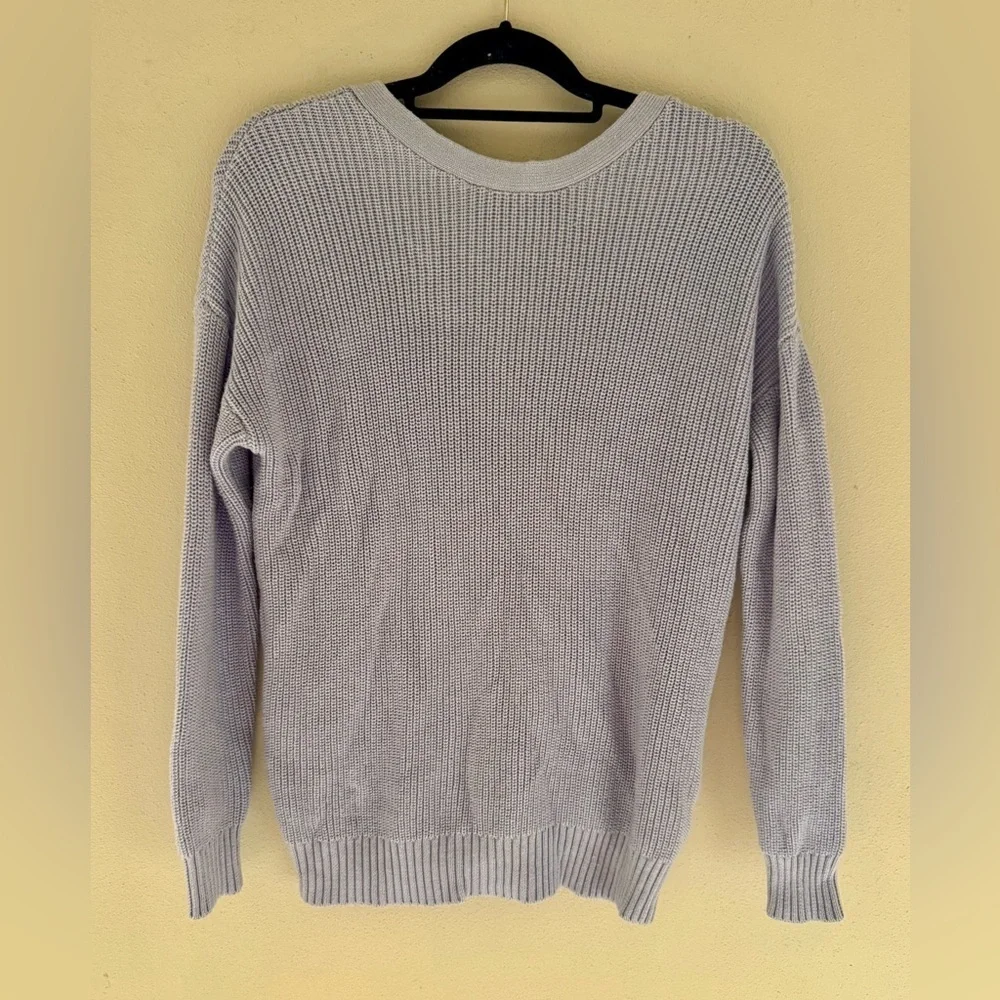 ASOS size 4 (S) Lavender Lace-Up Sweater